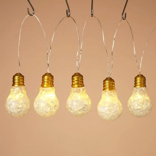 72 inch Slow Twinkle LED Light String -  Warm White - Shelburne Country Store
