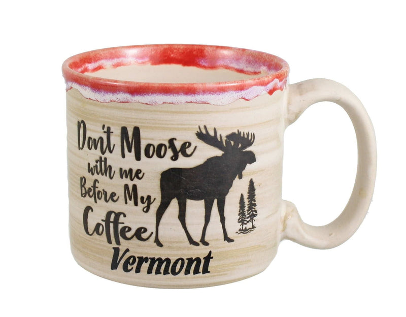 Don't Moose with Me - Embossed Campfire Mug - - Shelburne Country Store