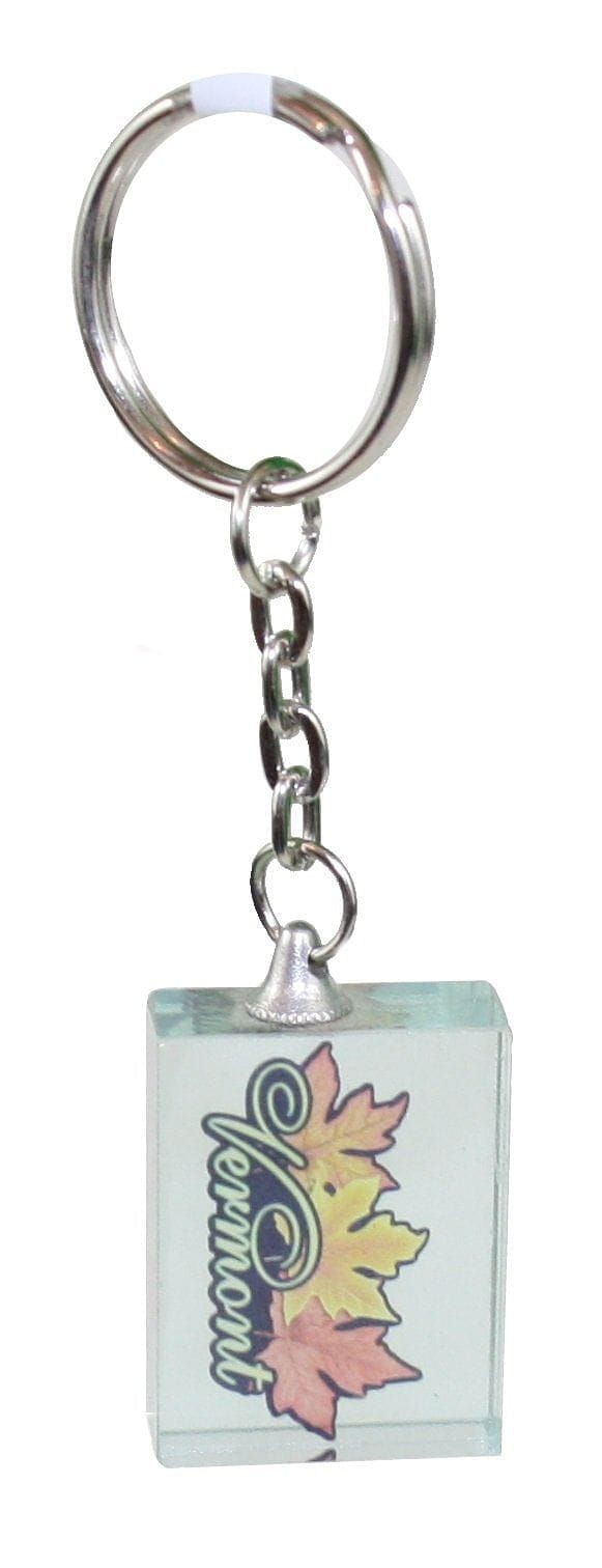 Leaf Glass Keychain - Shelburne Country Store