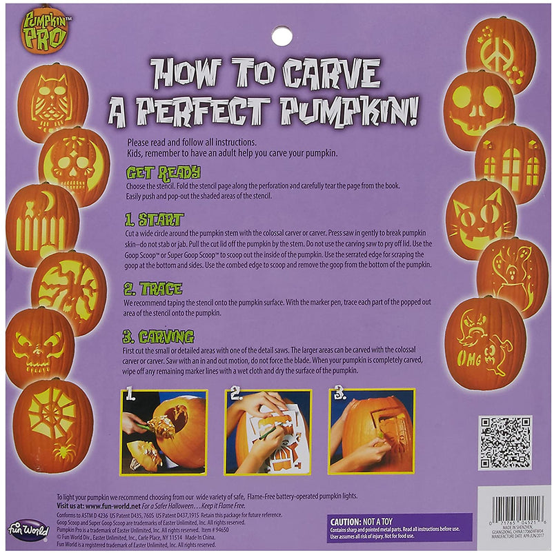 20 Piece Family Pumpkin Carving Kit - Shelburne Country Store