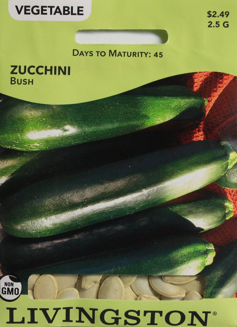 Seed Packet - Squash - Zucchini - Bush - Shelburne Country Store