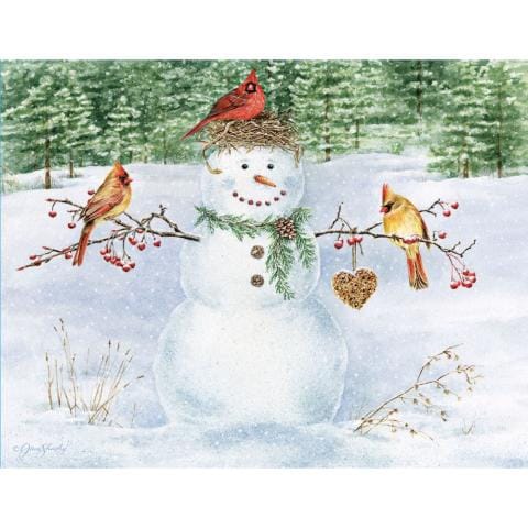 Happy Snowman Boxed Cards - Shelburne Country Store