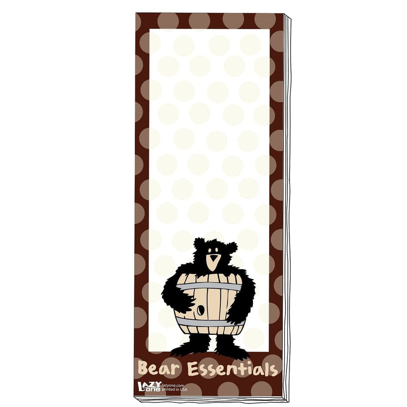 Bear Essentials Notepad - Shelburne Country Store