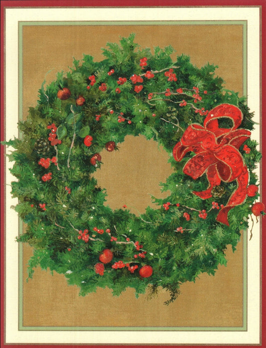 Christmas Wreath Card - Shelburne Country Store