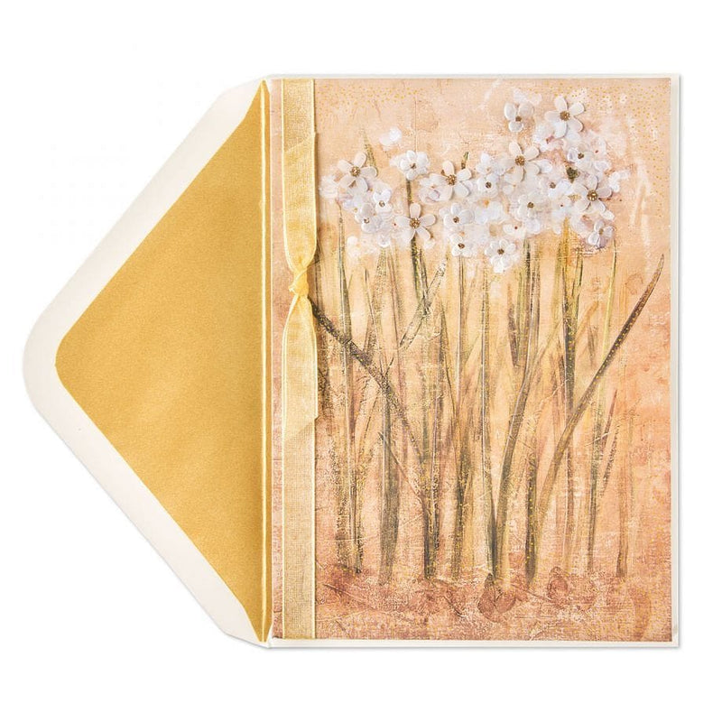 Watercolor Paperwhites Sympathy Card - Shelburne Country Store