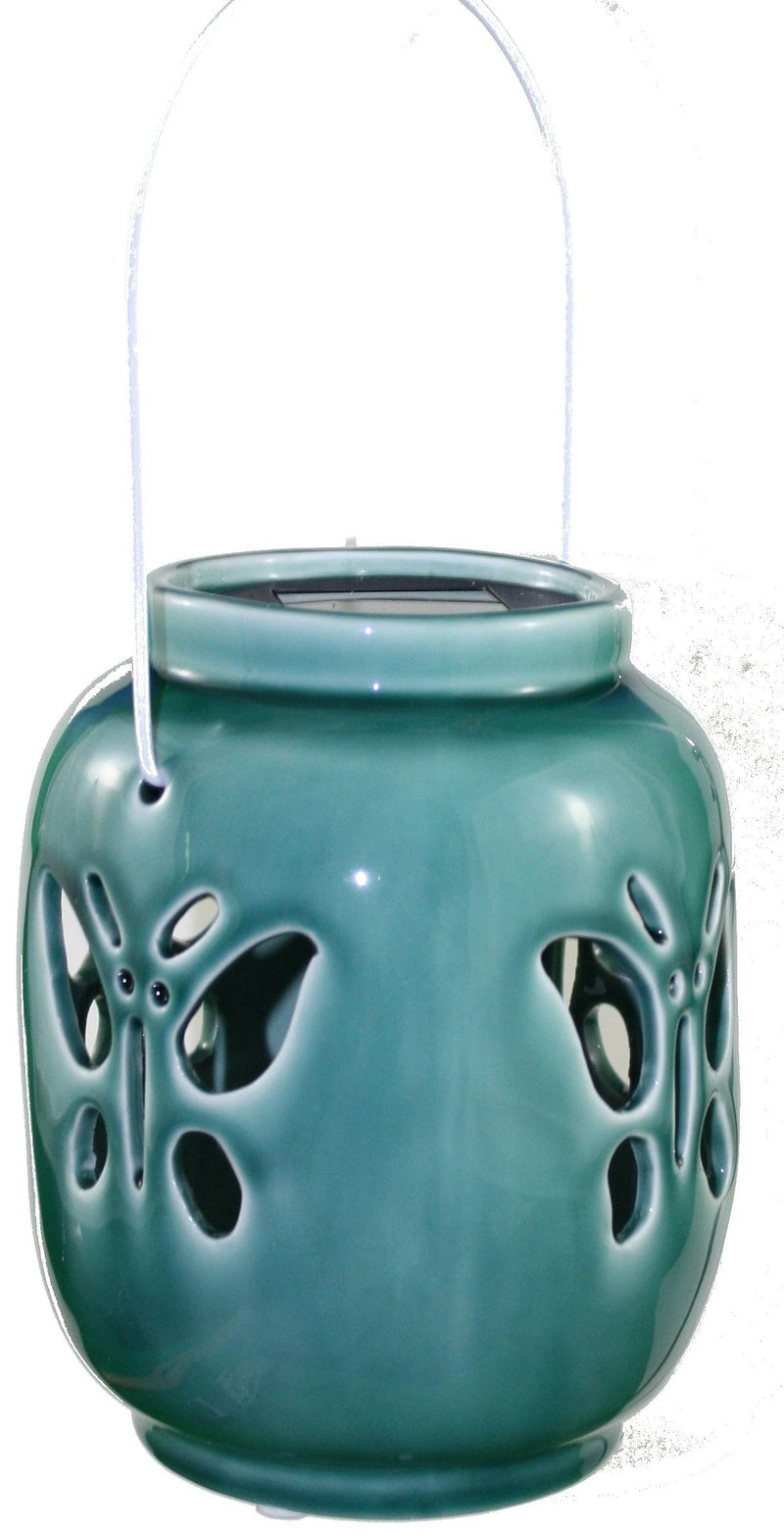 Ceramic Led Butterfly Lantern - - Shelburne Country Store