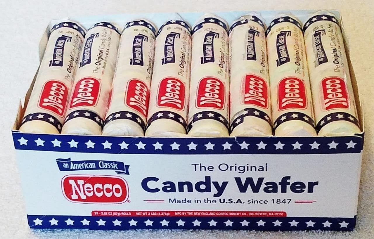Case of 24 Necco Original Assorted Wafer Candy, 24-Count Roll - Shelburne Country Store