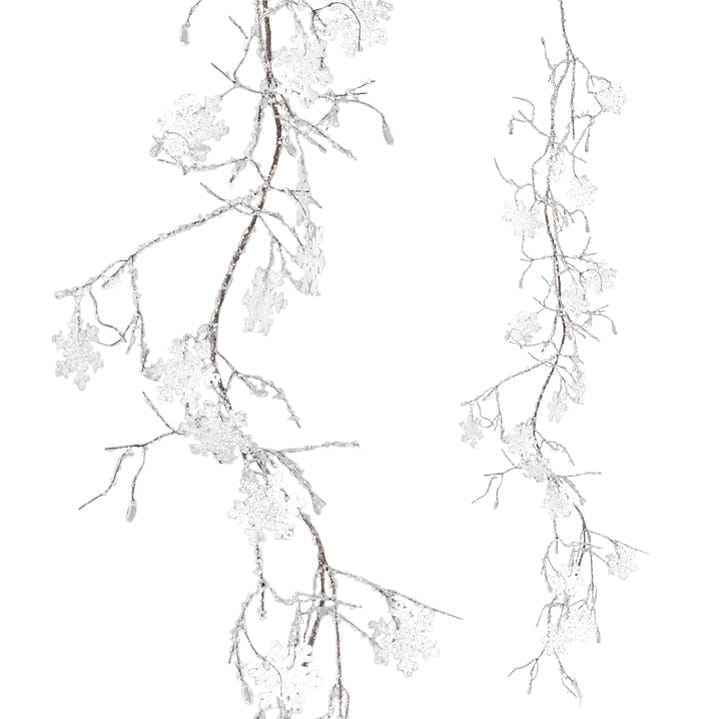 Snowflake Crystal Garland - Shelburne Country Store