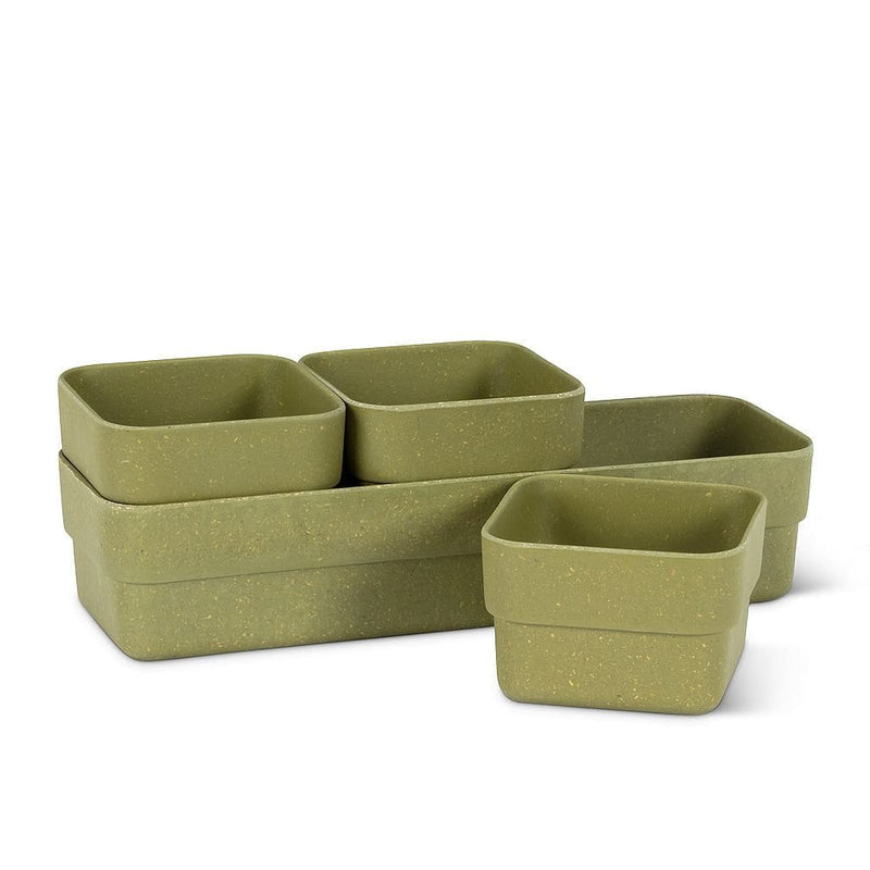 Triple Planter in Tray - Green - Shelburne Country Store