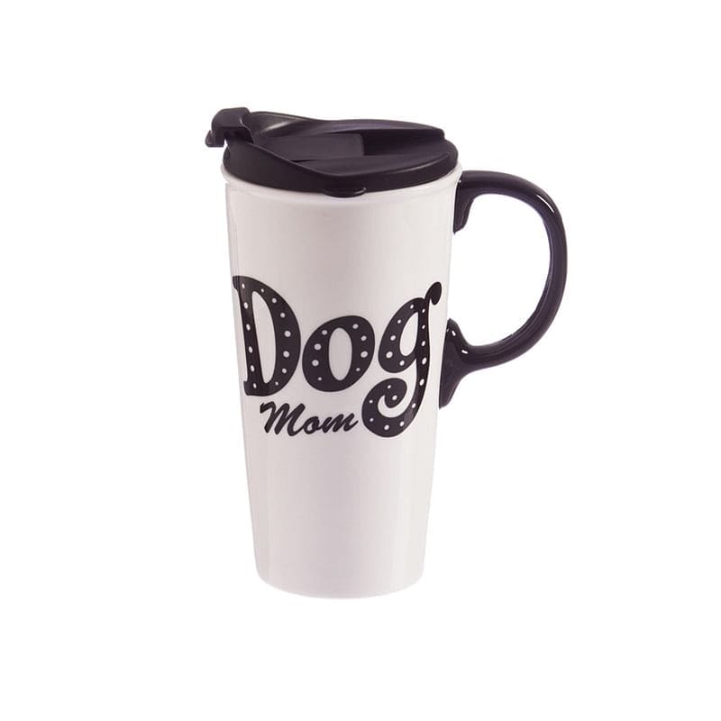 Ceramic Travel Cup w/Box, 17 oz - Dog Mom - Shelburne Country Store