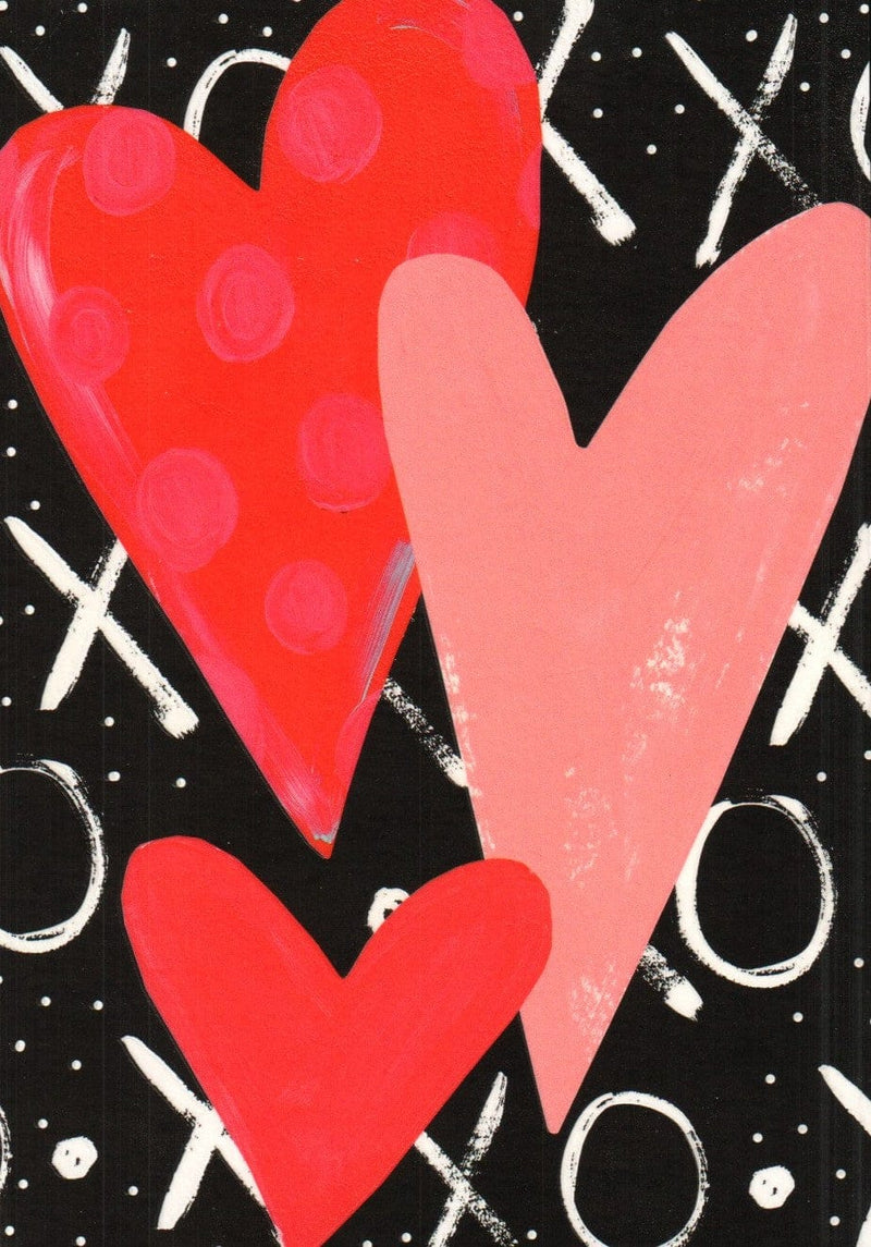 XOXO With Hearts Valentine's Day Card - Shelburne Country Store