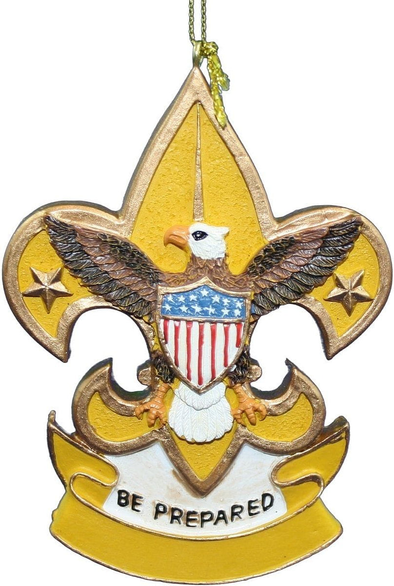 Kurt Adler Boy Scout Shield Ornament - Ribbon - Shelburne Country Store
