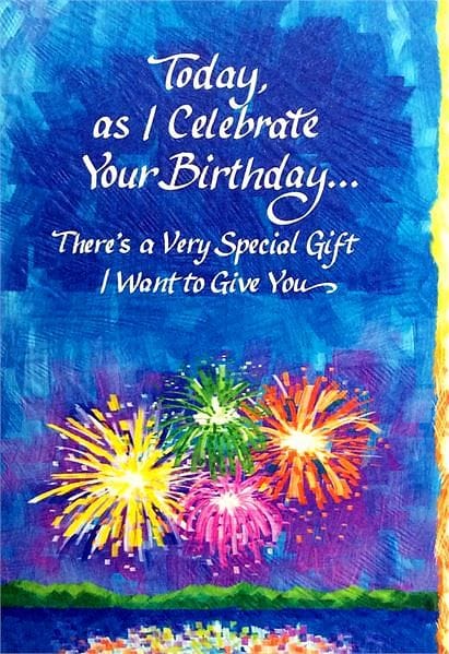 Today As I Celebrate Your Birthday  - Card - Shelburne Country Store