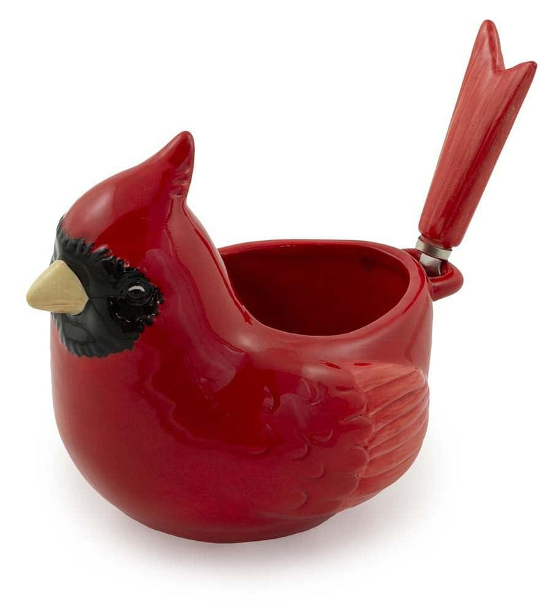 Cardinal Bowl And Spreader - Shelburne Country Store