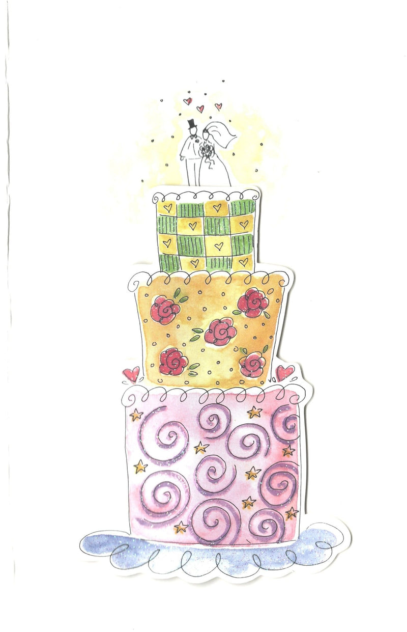 Wedding Card - Pop-Out Cake - Shelburne Country Store