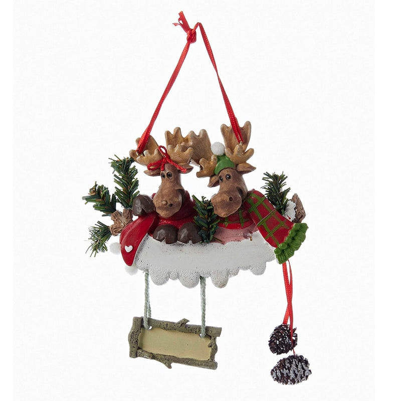 Moose Ornament For Personalization - - Shelburne Country Store
