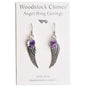 Angel Wing Earrings Violet - Shelburne Country Store