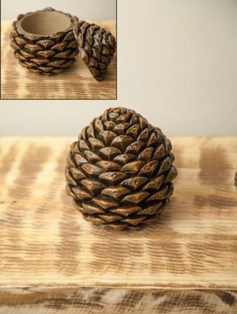 Lodge Polyresin Pinecone - Shelburne Country Store