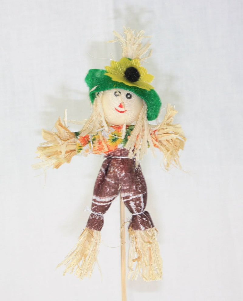 Mini Scarecrow stake - - Shelburne Country Store
