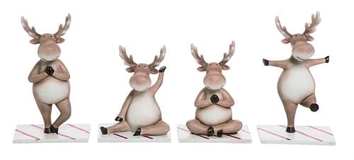 Yoga Moose Figurine - - Shelburne Country Store