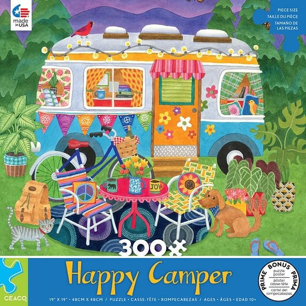 Happy Camper - Mountain Camper 300 Piece Puzzle - Shelburne Country Store
