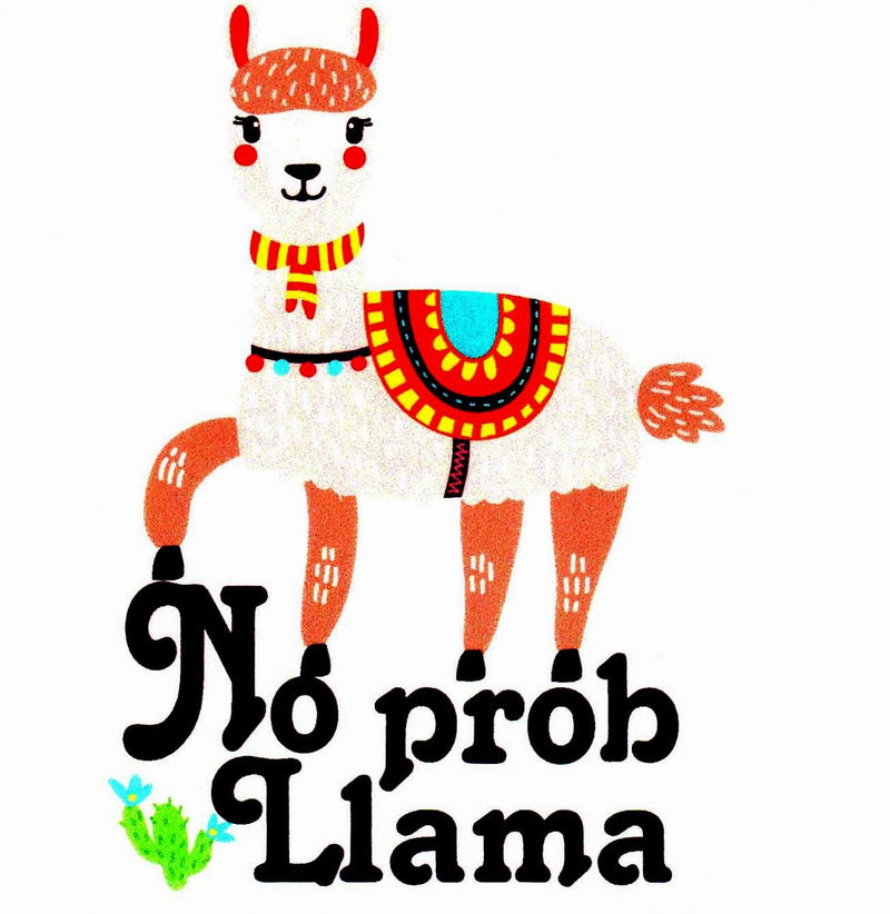 No Prob Llama Sticker - Shelburne Country Store