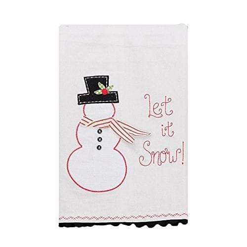 Let It Snow Snowman Tea Towel - Shelburne Country Store