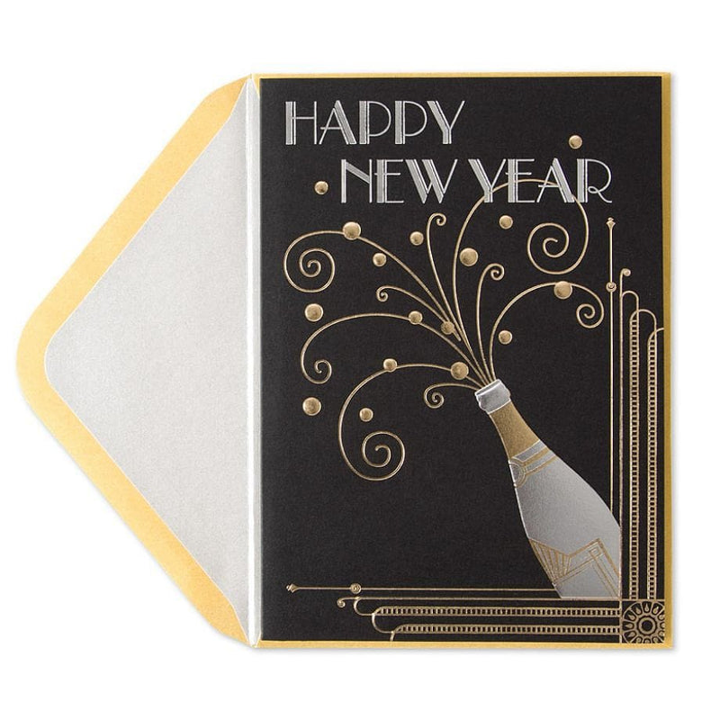 Happy New Year Cork Popping Card - Shelburne Country Store
