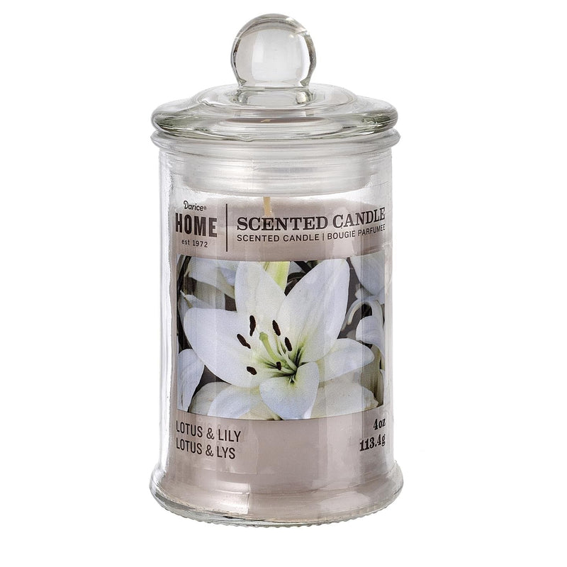 Apotheycary Jar Candle: Lotus and Lily - - Shelburne Country Store