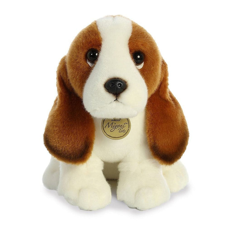 Miyoni Basset Hound Pup Plush - Shelburne Country Store