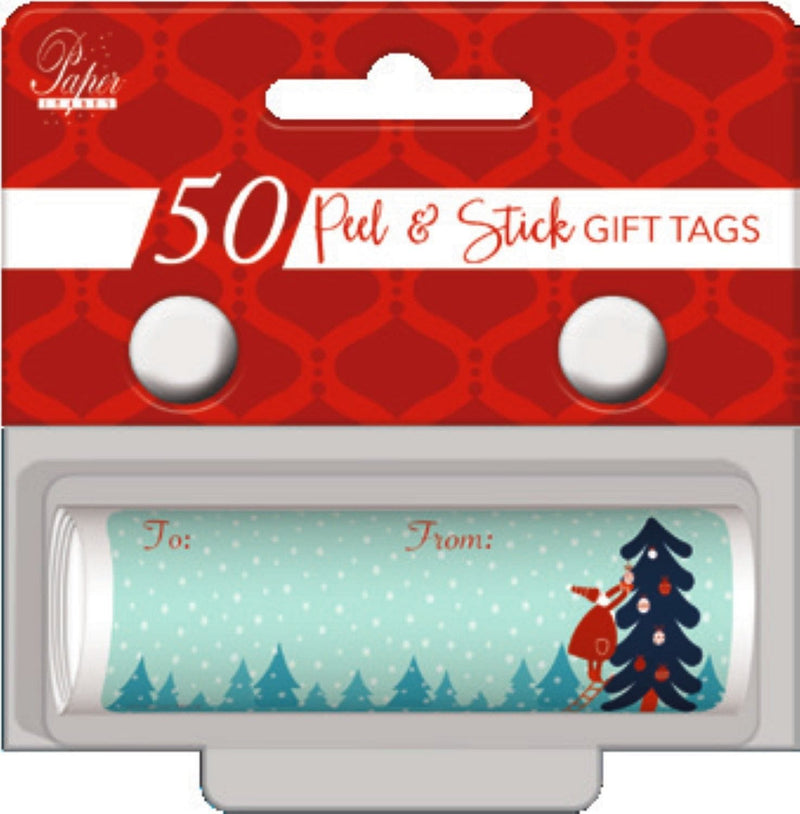 50 Count Peel & Stick Gift Tags - - Shelburne Country Store