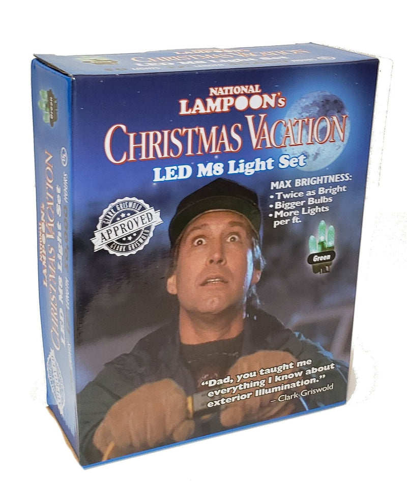 Christmas Vacation String Lights - LED M8 50 Lights -  Green - Shelburne Country Store