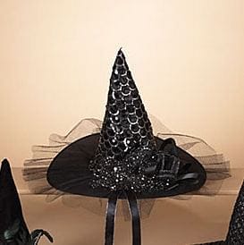 Fabric Halloween Witches Hat - Scales - Shelburne Country Store