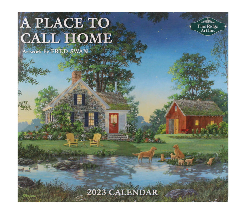 2023 Fred Swan Wall Calendar - A Place to call Home - Shelburne Country Store