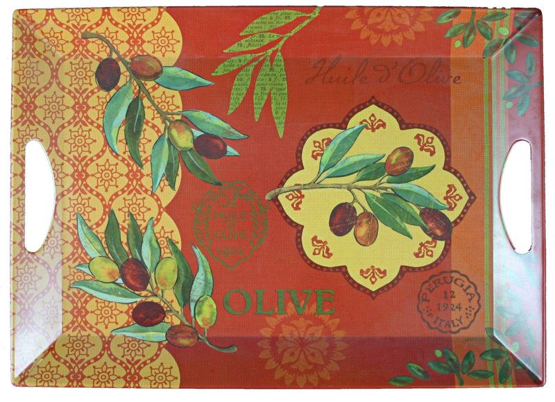 Kay Dee Designs 'Olive Presse' Melamine Tray - Large - Shelburne Country Store
