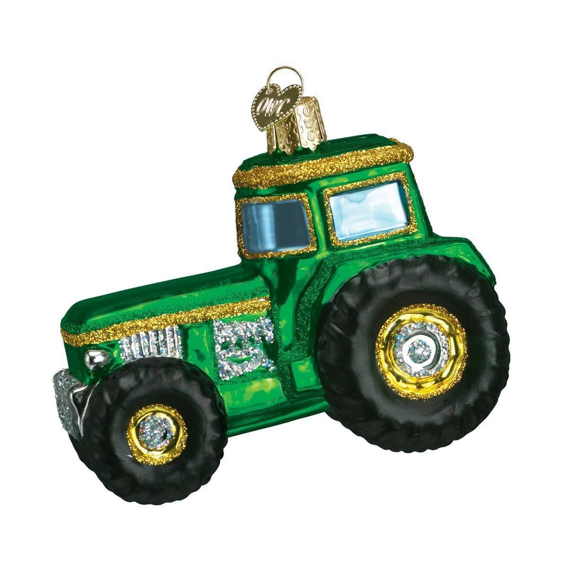 Old World Christmas Tractor Glass Blown Ornament - Shelburne Country Store