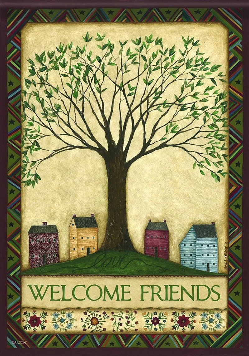 Welcome Tree Flag - Large Flag - Shelburne Country Store