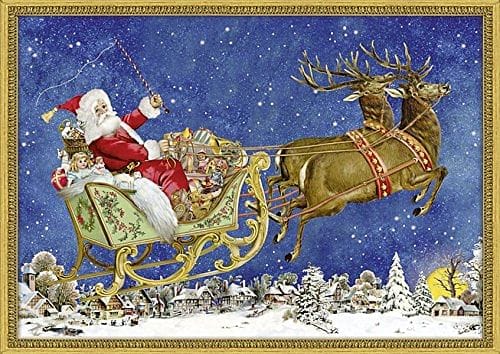 The Nostalgic Christmas Sleigh Standard Size Advent Calendar - Shelburne Country Store