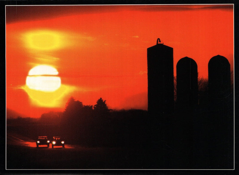 Mitch Kezar Card - Silos of Summer - Workday's End - Shelburne Country Store