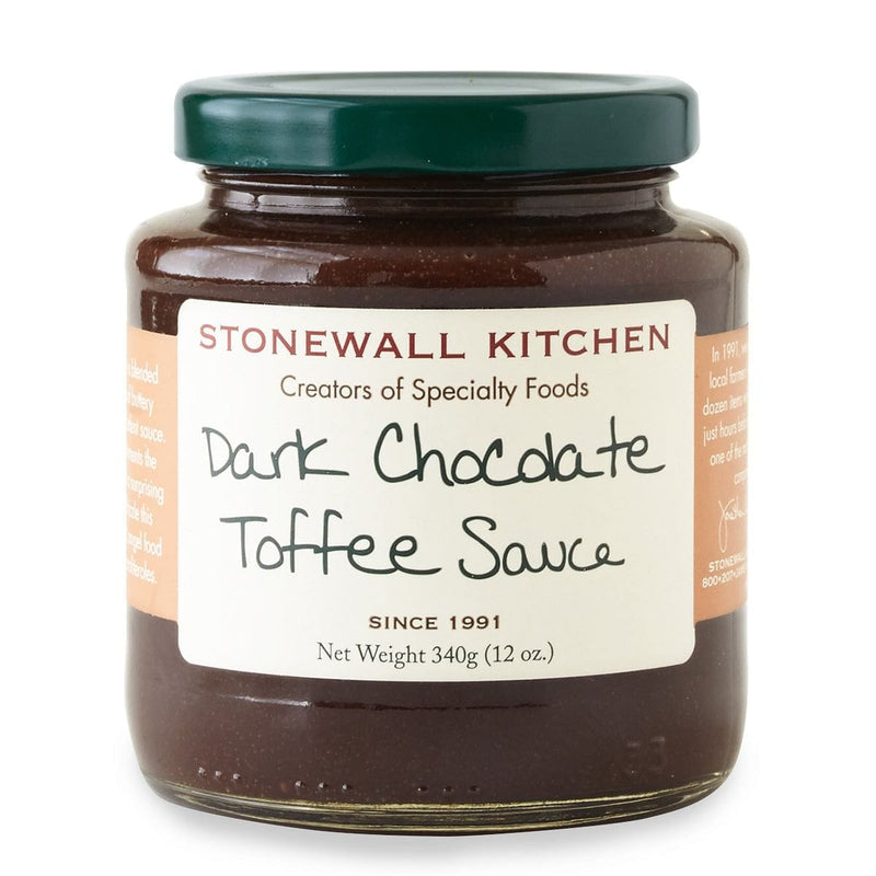 Stonewall Kitchen Dark Chocolate Toffee Sauce - 12 oz jar - Shelburne Country Store