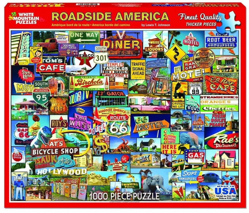 Roadside America - 1000 Piece Jigsaw Puzzle - Shelburne Country Store