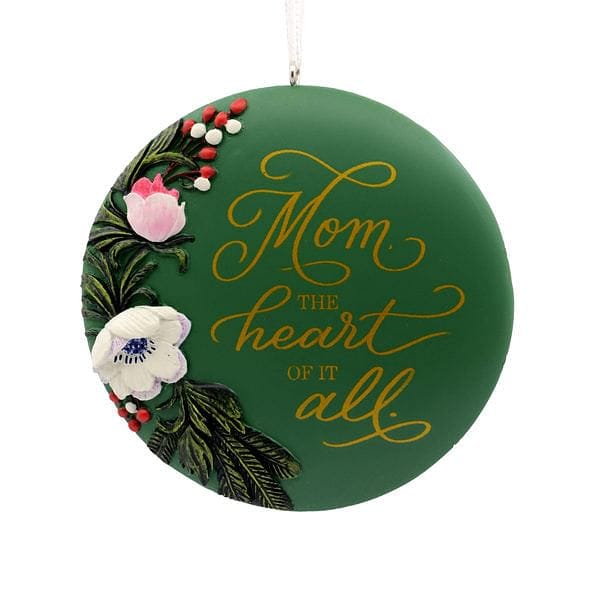 Mom - The Heart of it All Ornament - Shelburne Country Store