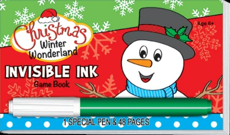 Invisible Ink: Christmas Game Book - - Shelburne Country Store