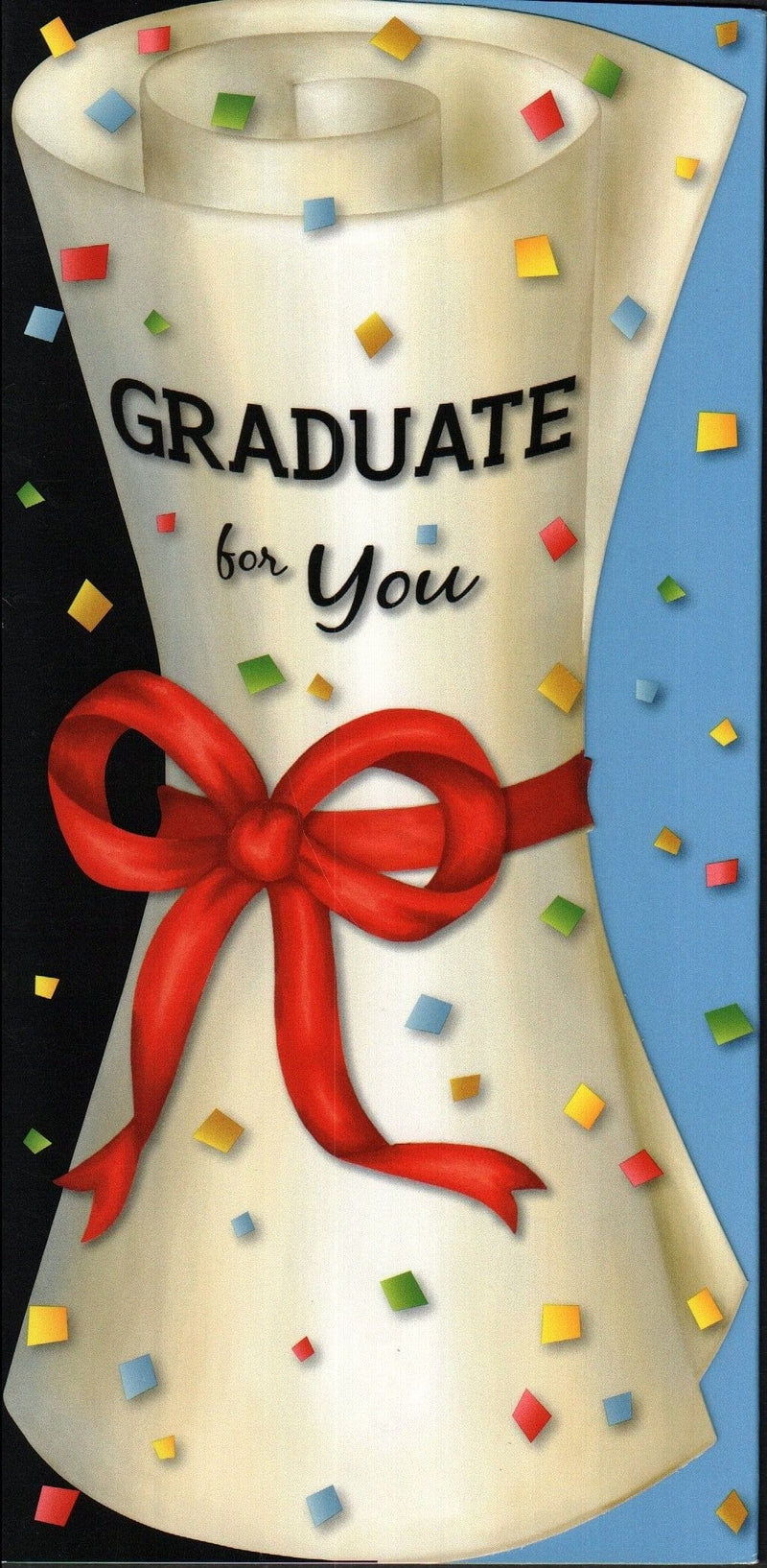 Graduate for You Money Holder Graduation Greeting Card - Shelburne Country Store