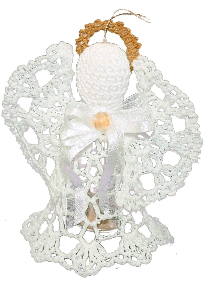 Birthstone Crochet Angel Ornament - July - Shelburne Country Store