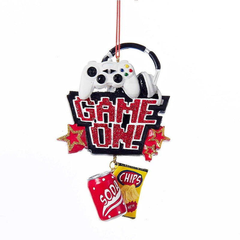 Soda and Chips "Game On!" Dangle Ornament - Shelburne Country Store