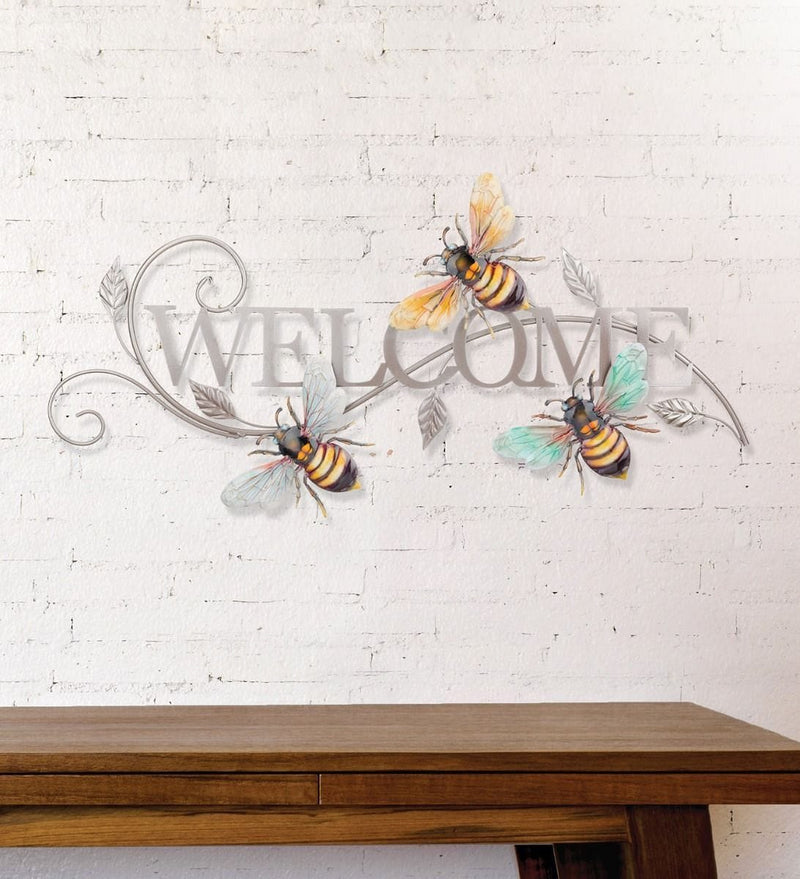 Luster Welcome Wall Decor - Bee - Shelburne Country Store