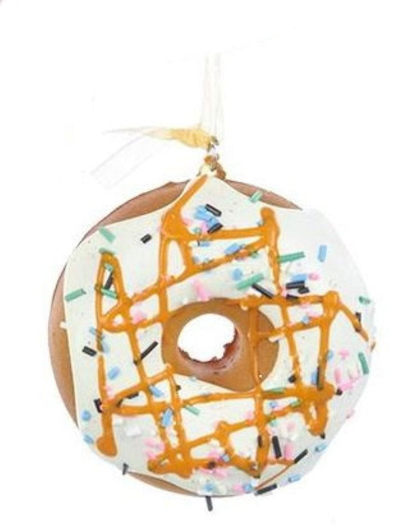 Foam Donut Ornament -  Vanilla with Maple - Shelburne Country Store