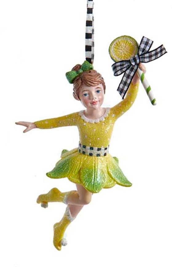 Lemonade Fairy Ornament - Lemon Lollipop - Shelburne Country Store