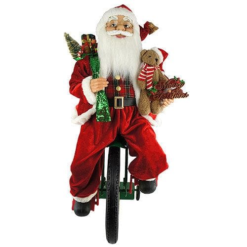 36" Animated Tricycle Santa - Shelburne Country Store